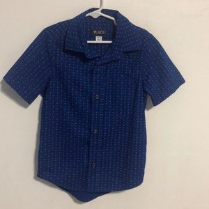 The Children’s Place Boys Blue Button Down Shirt